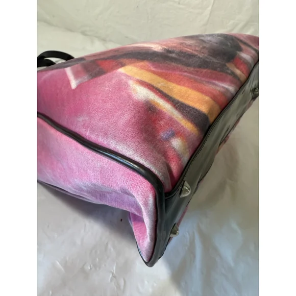 Anya Hindmarch Pink Dog Print Tote - Picture 7 of 15